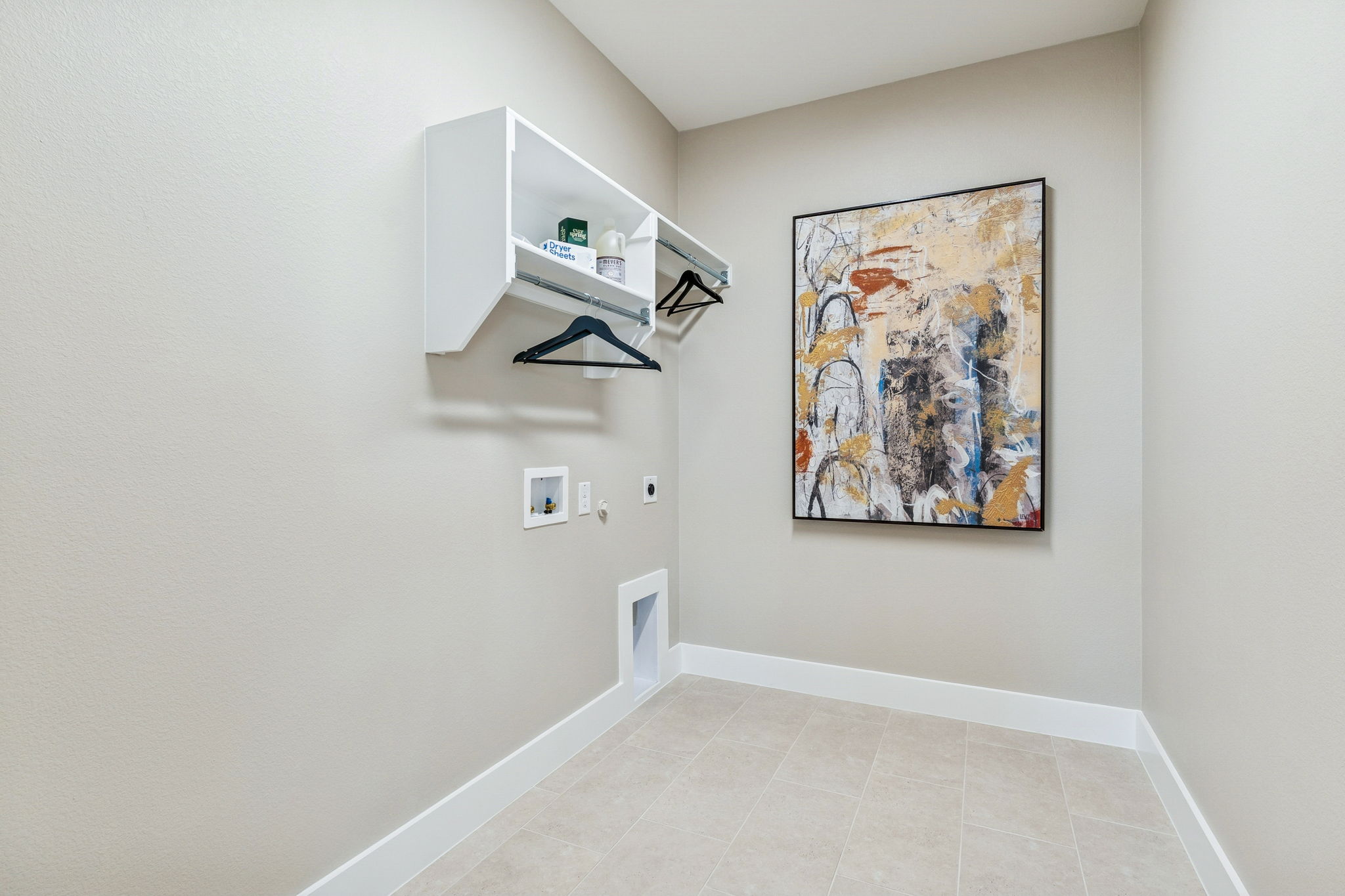 Large and expansive laundry room