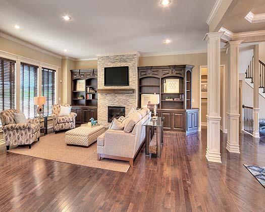 St. Jude Dream Home at Chapman Farms great room