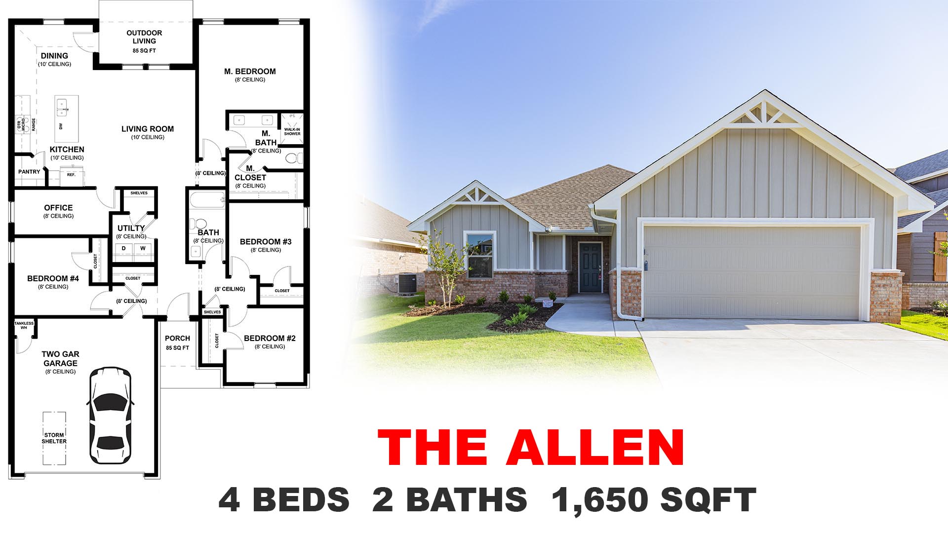 The Allen | Homes By Taber
