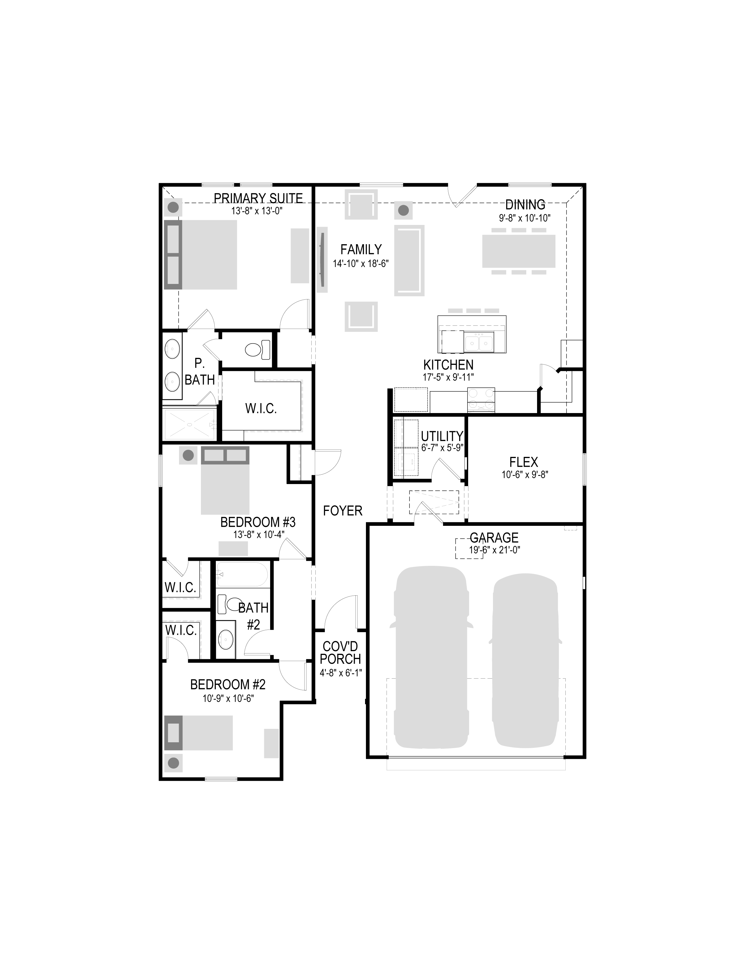 Hadley floor plan drawing