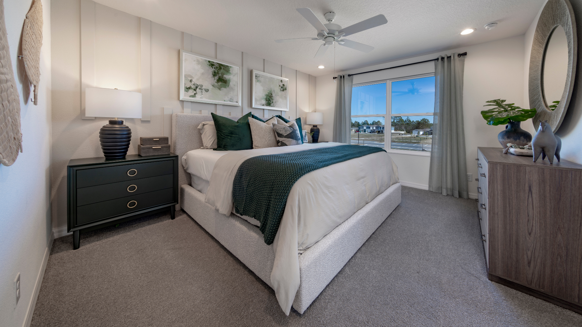 Owner's suite in a new construction home in Eustis Florida