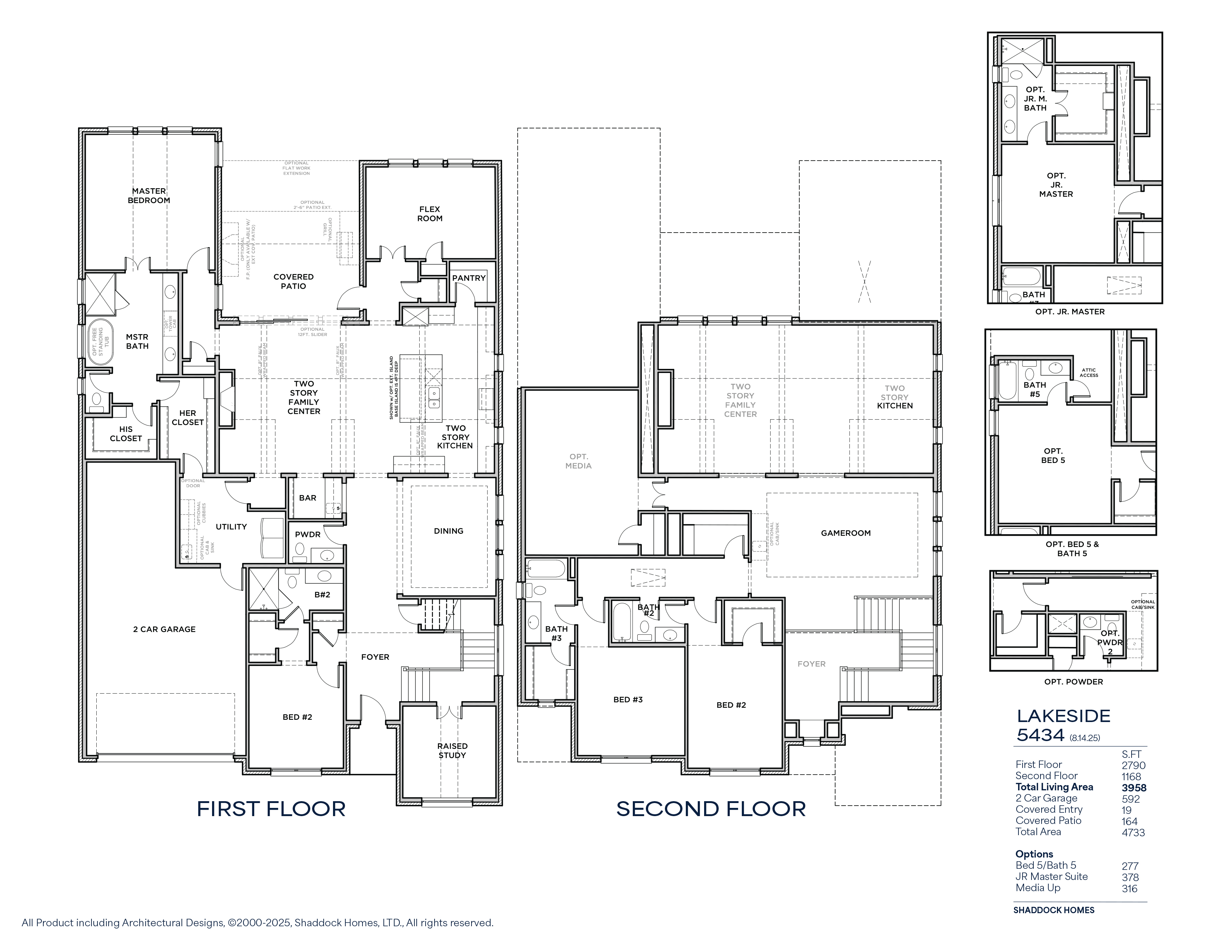 Lakeside floor plan drawing