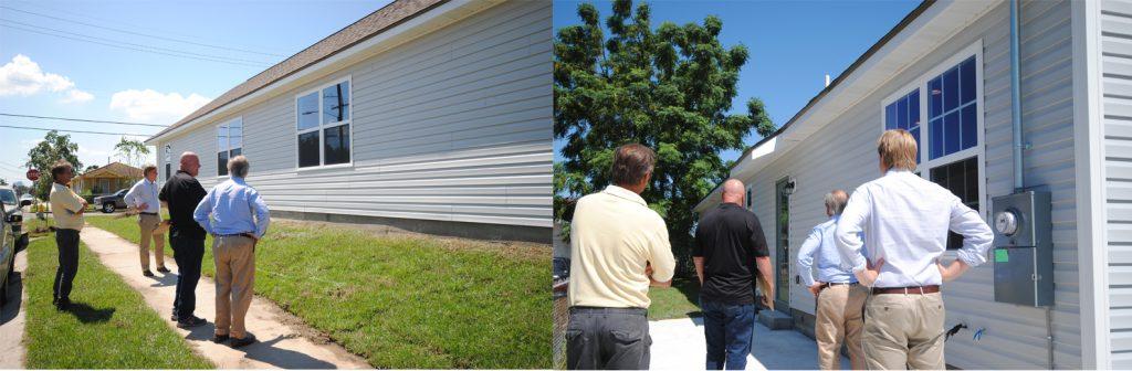 Bayou District Foundation Home Walk with Sunrise Homes