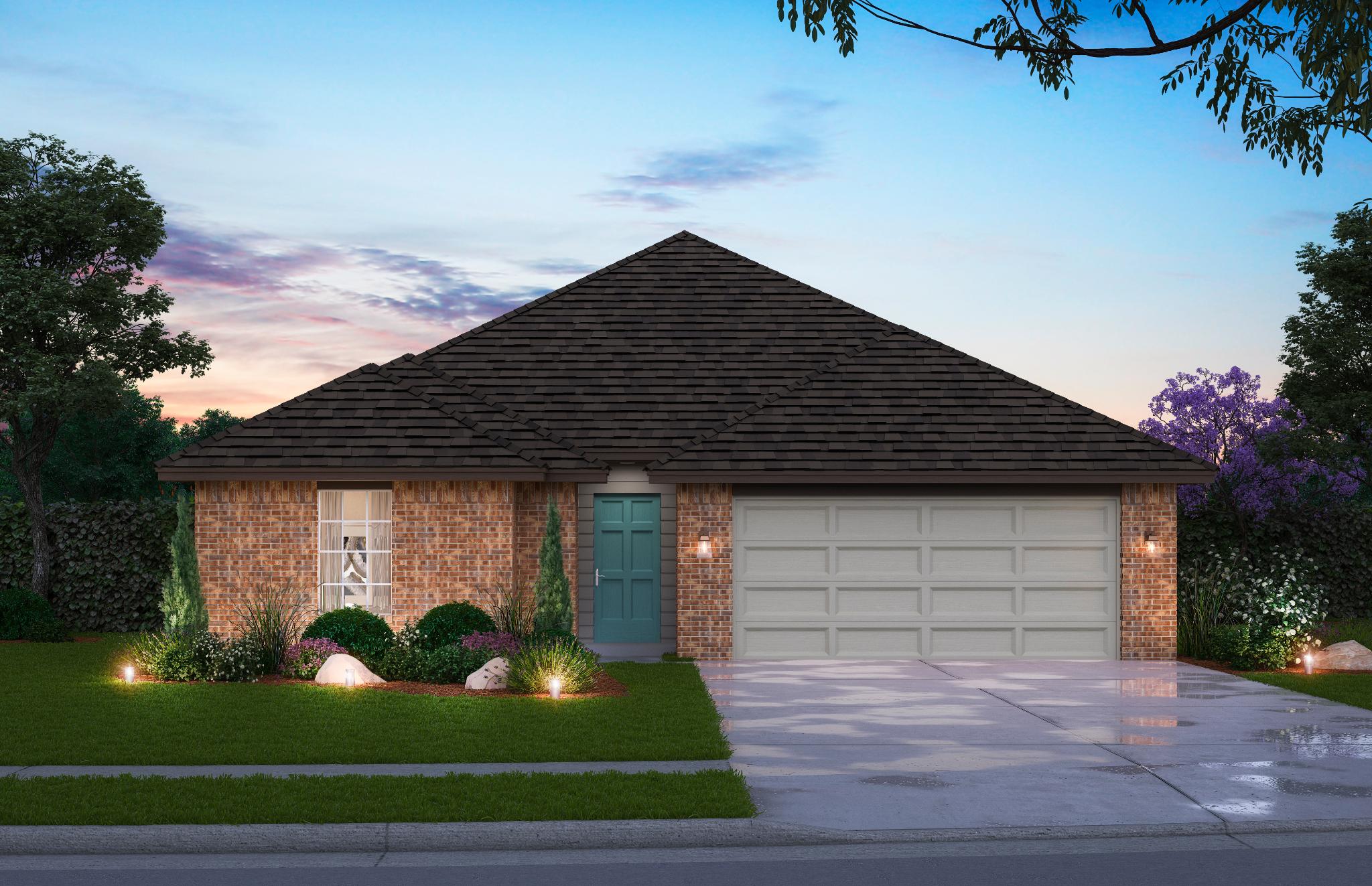 The Sunray Floor Plan OKC Home Builder Authentic Custom Homes