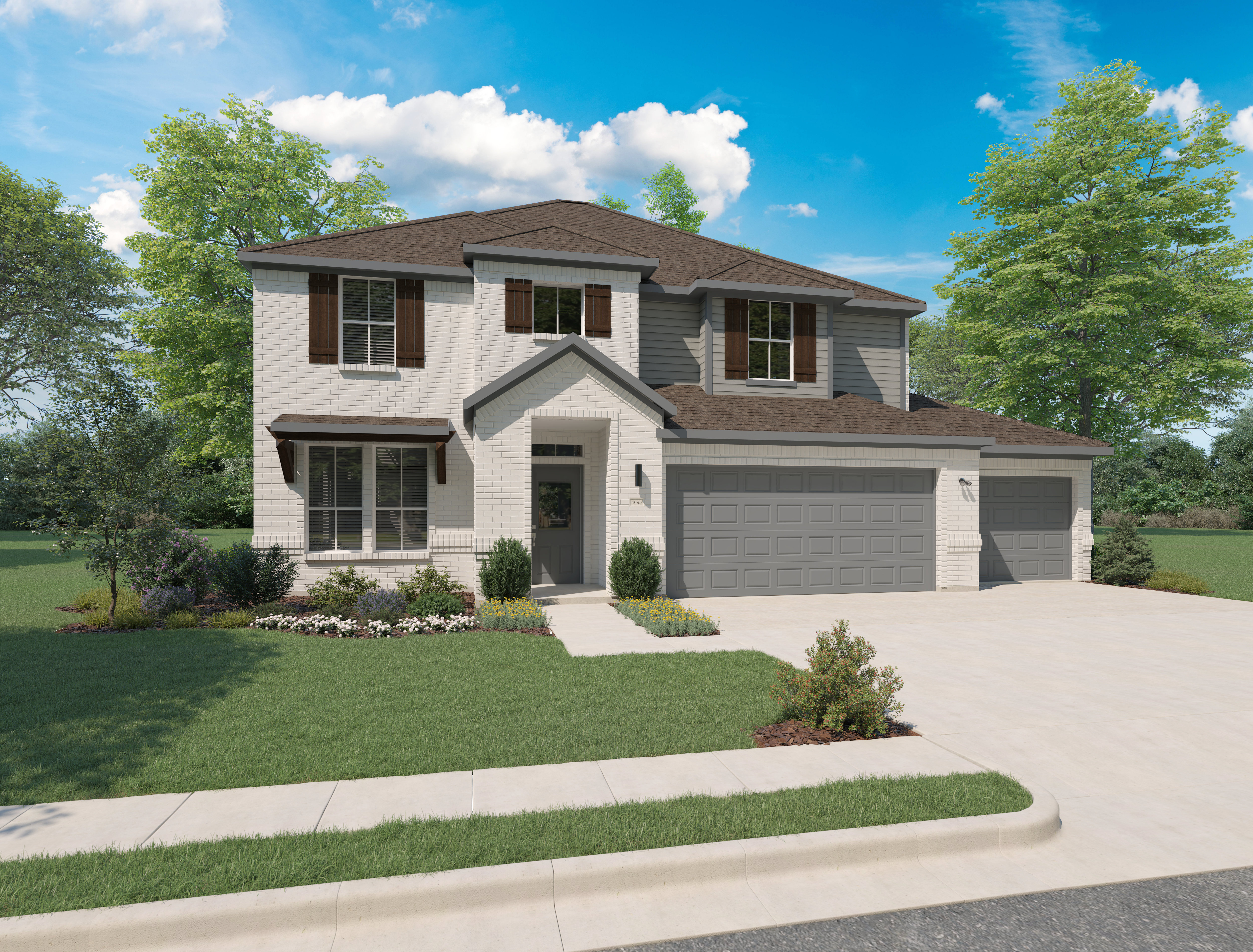 Wimbledon | 3-Car Garage at 1008 Bingham Way, Forney, Texas