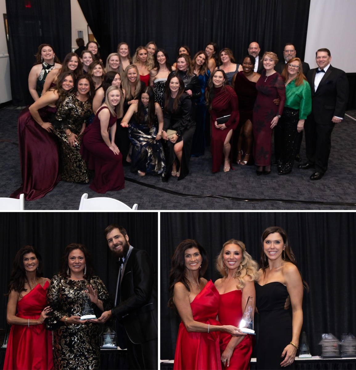 Collage of Mungo team members at the Regal Awards Gala.