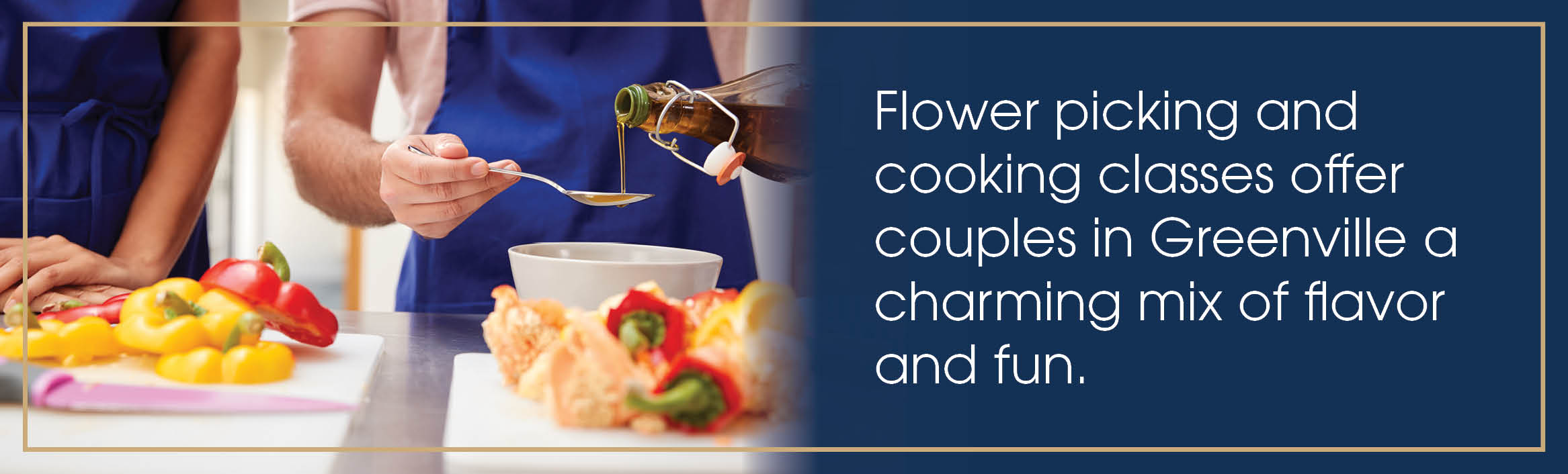 couple cooking in Greenville, SC