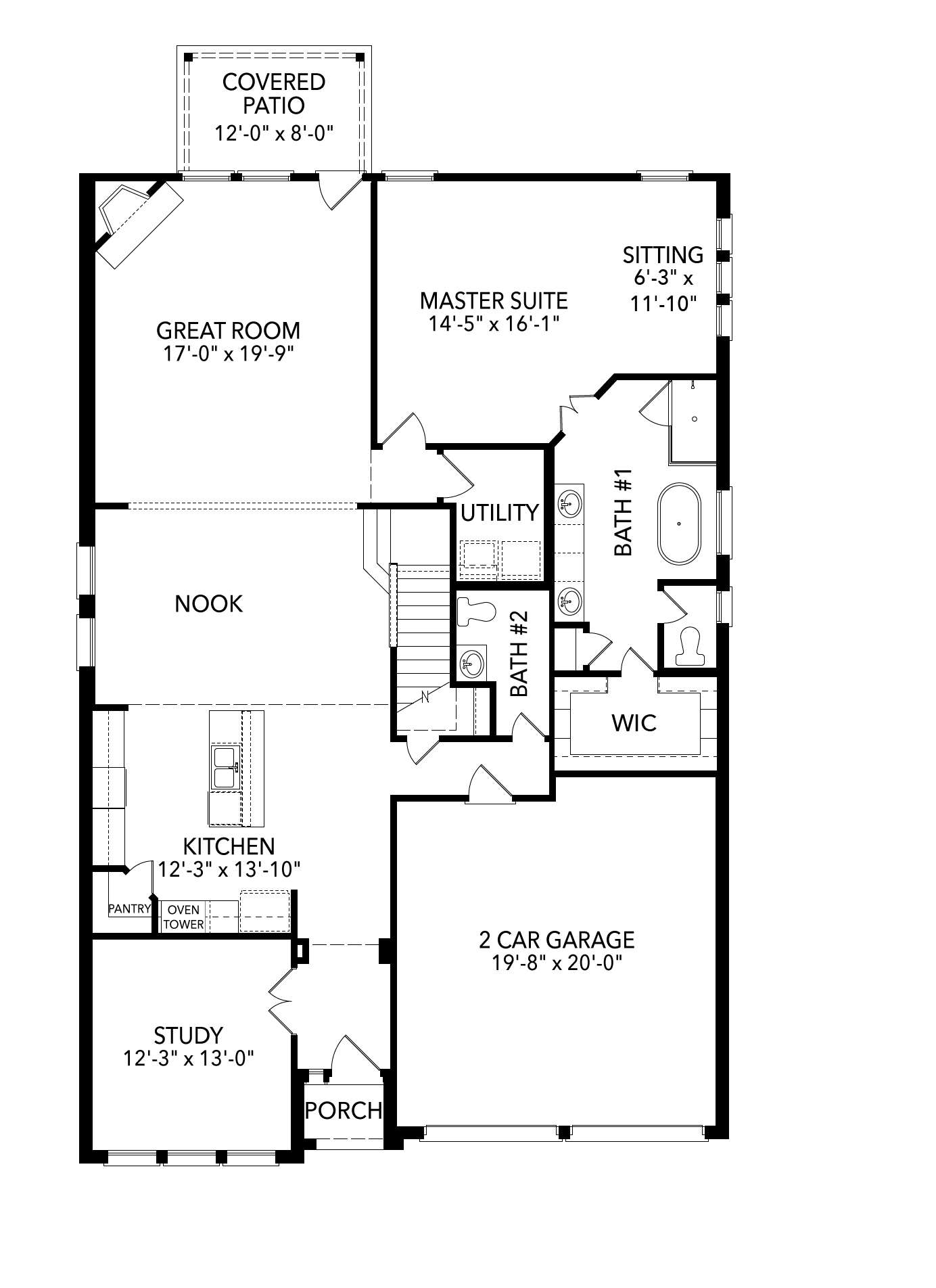 Silverstone floor plan drawing