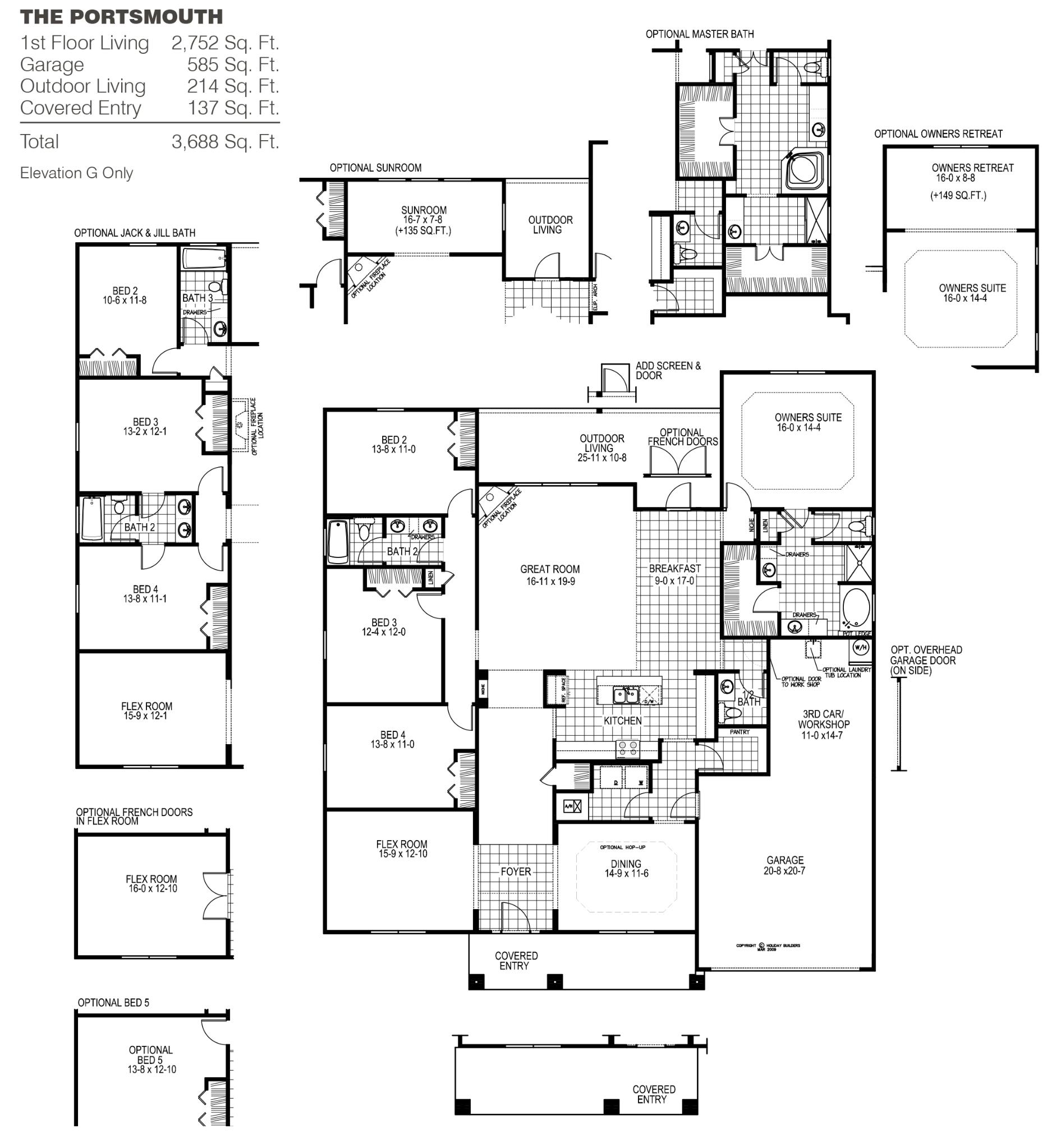 The Portsmouth H Floor Plan In Grace Magnolias Holiday Builders