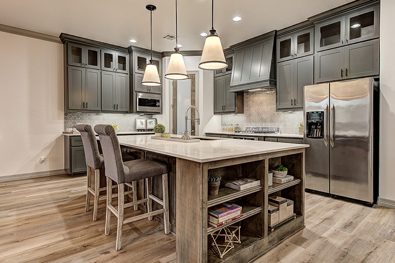 You can choose your perfect light fixtures when you choose to build with Authentic Custom Homes.