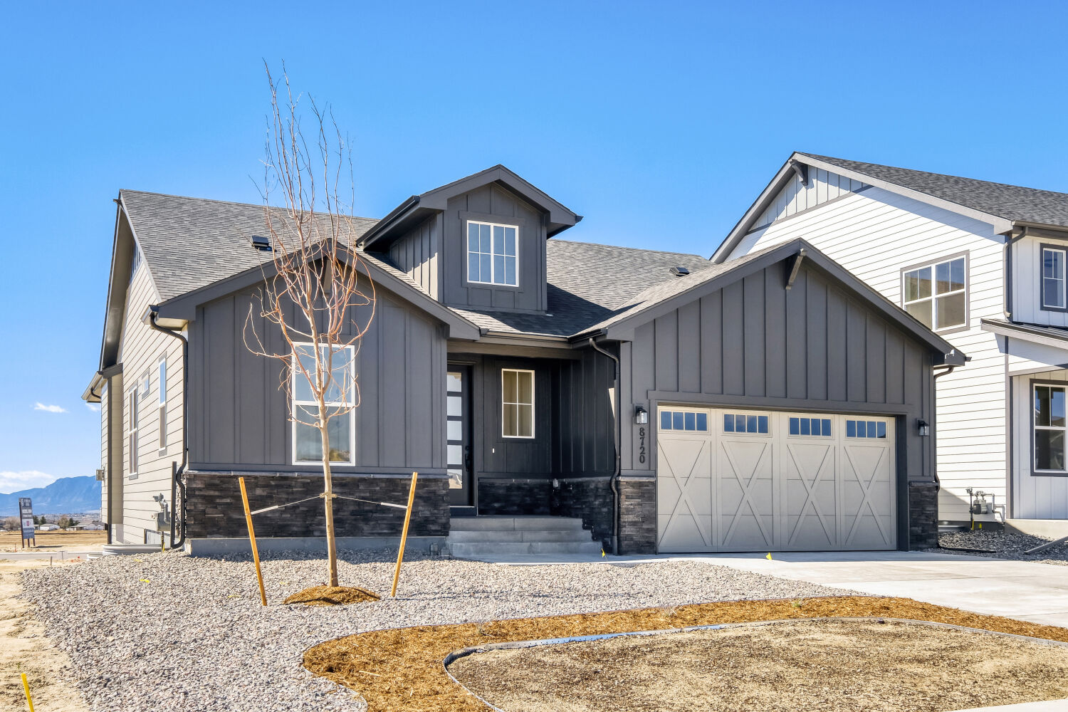 8720 San Diego - Front Elevation. Colorado Springs, CO New Home