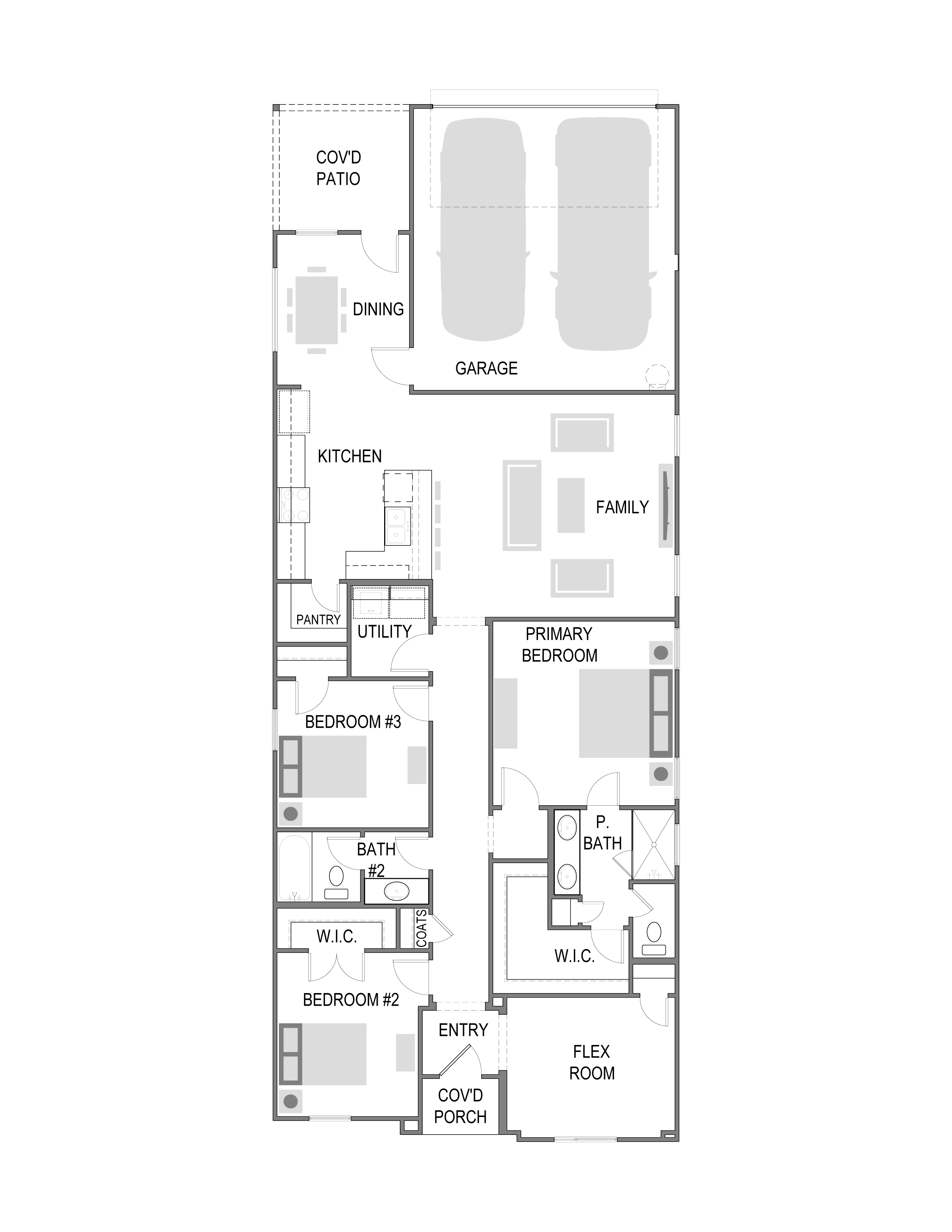 Bastrop floor plan drawing