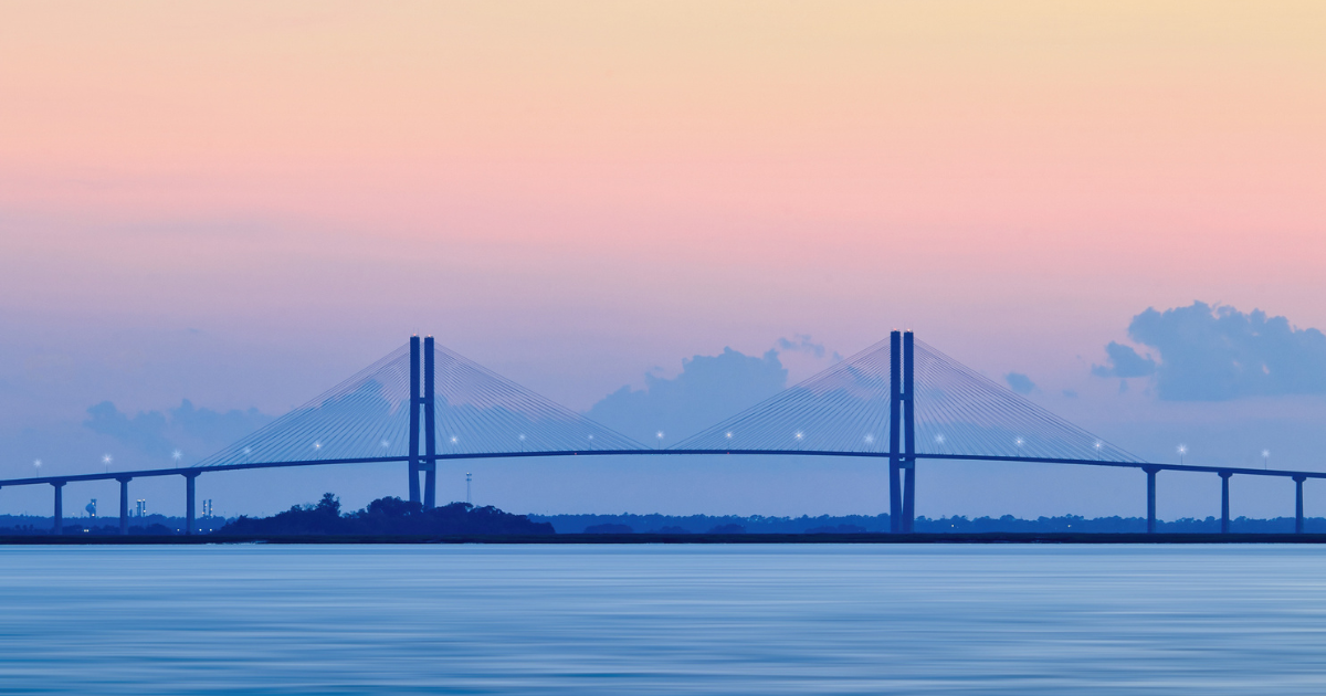 Image of a bridge in Brunswick, GA.
