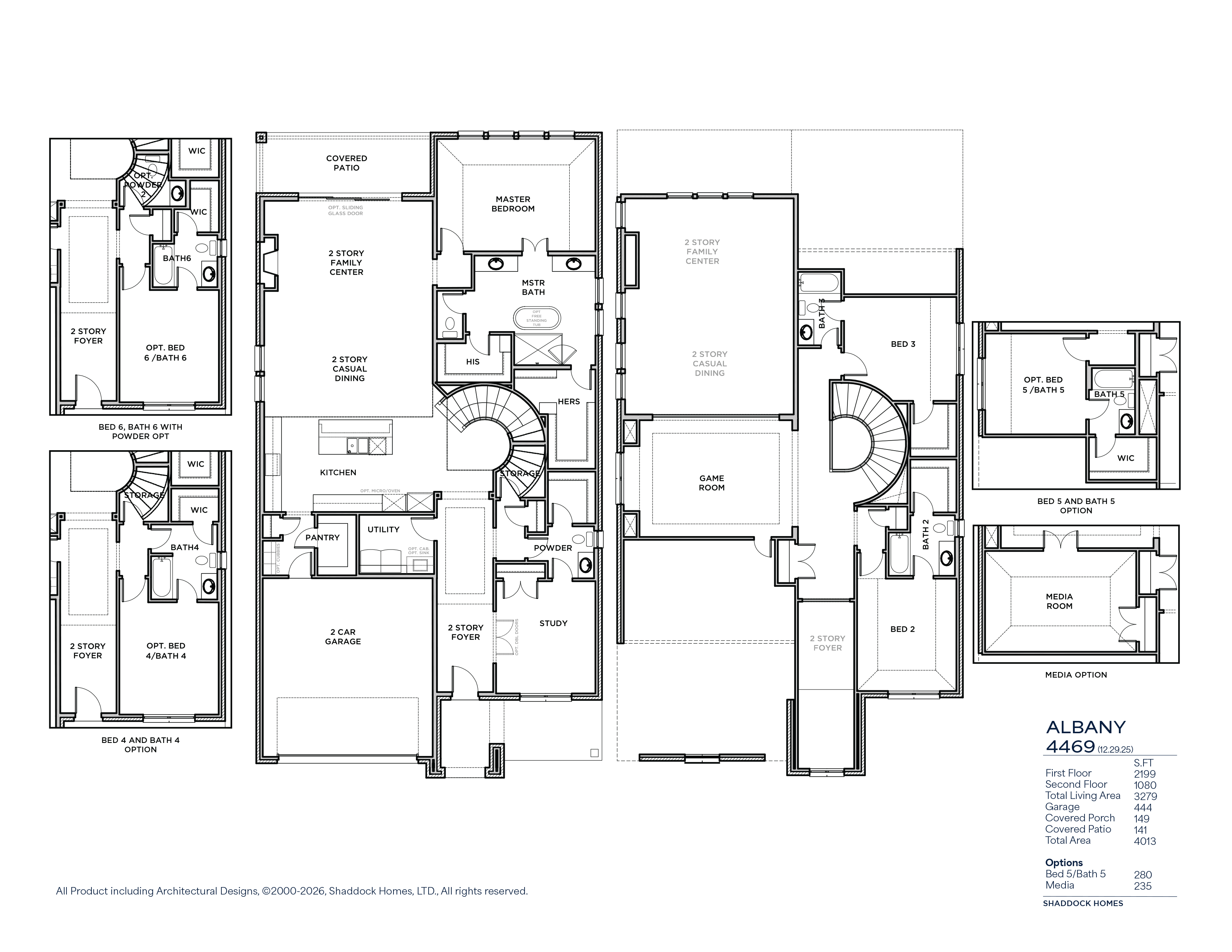 Albany floor plan drawing