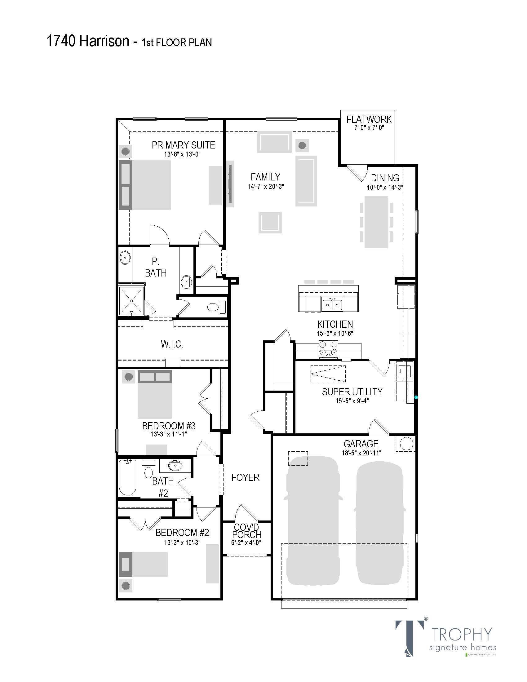 Harrison floor plan drawing