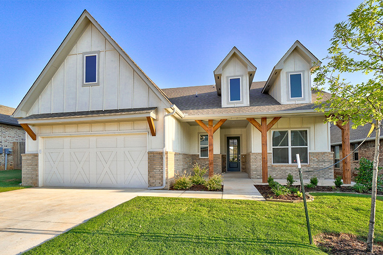 Landscaping always enhances curb appeal, and it’s included when you build with us.