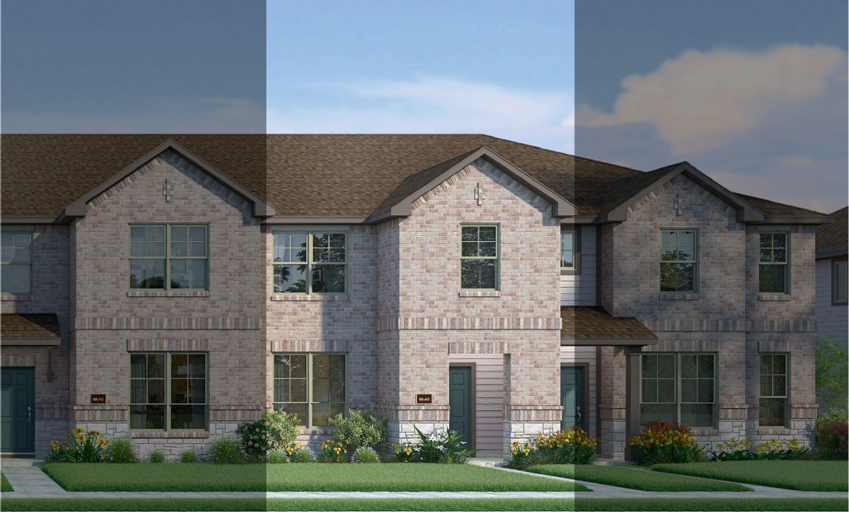 Houston with Elevation 6B Stone Exterior 2023 Town
