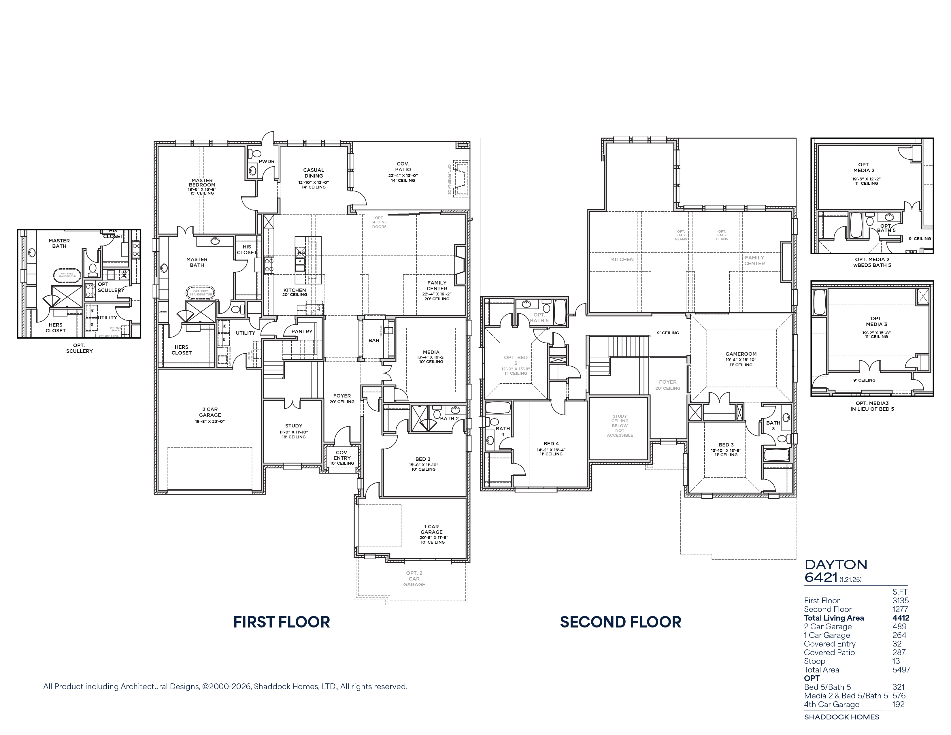 Dayton floor plan drawing
