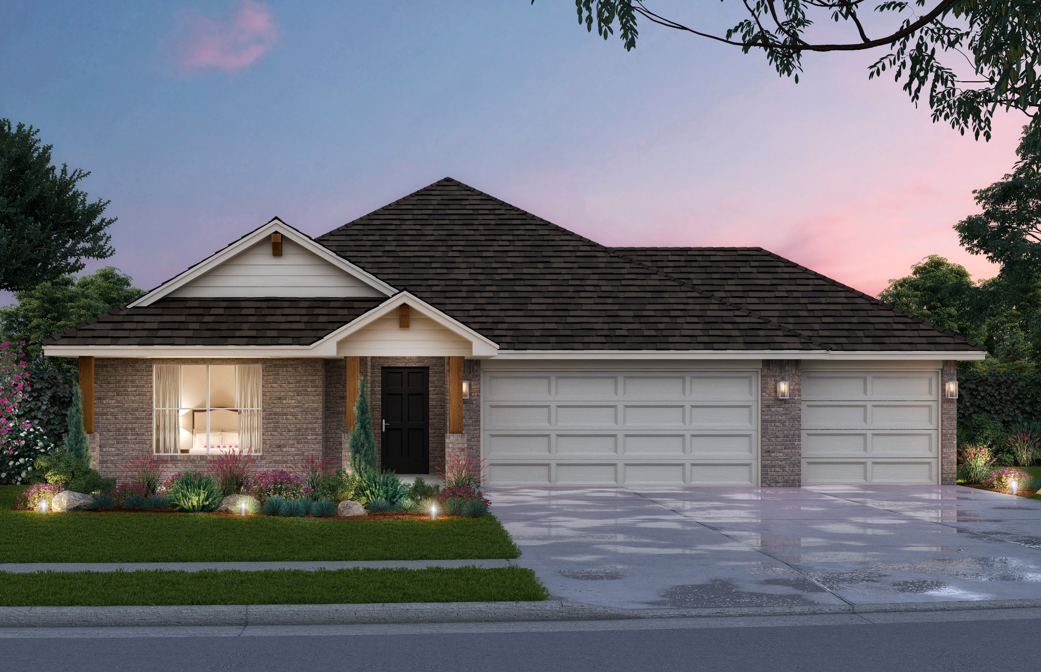 The Sunray Floor Plan OKC Home Builder Authentic Custom Homes