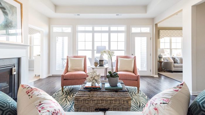 The Farmstead living room. 