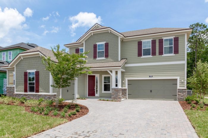 The Madison at 330 Spanish Creek Drive Ponte Vedra, FL 32081 offers 3426 sqft of living space w/ 4 Bedrooms, 3.5 Baths, 1st Floor Owners Suite, Formal Dining Room, Study, Kitchen/Cafe, Family Room, 3 Car Garage and Covered Patio on Conservation home site. Upstairs features spacious private family loft w/ 3 bedrooms and 2 full baths.
