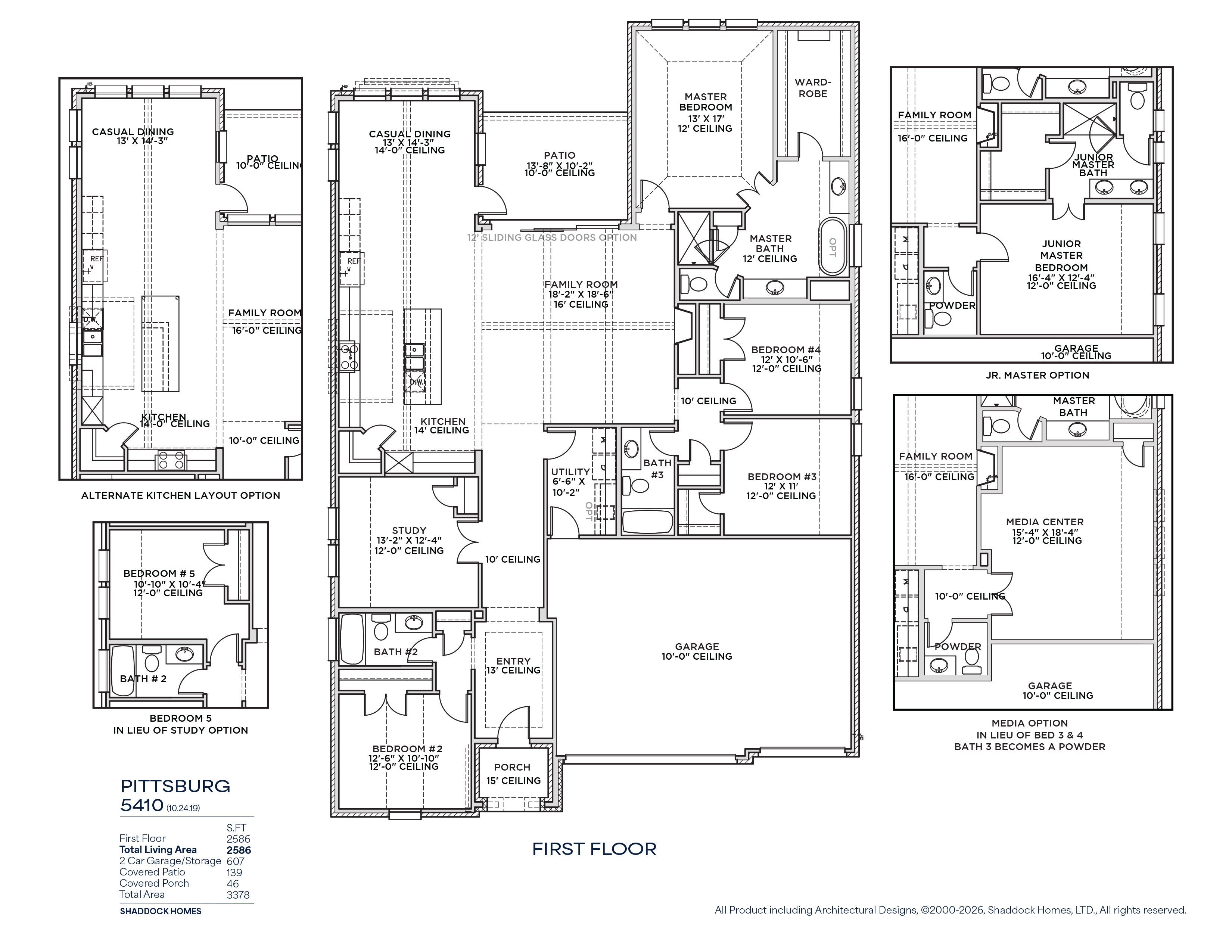 Pittsburg floor plan drawing