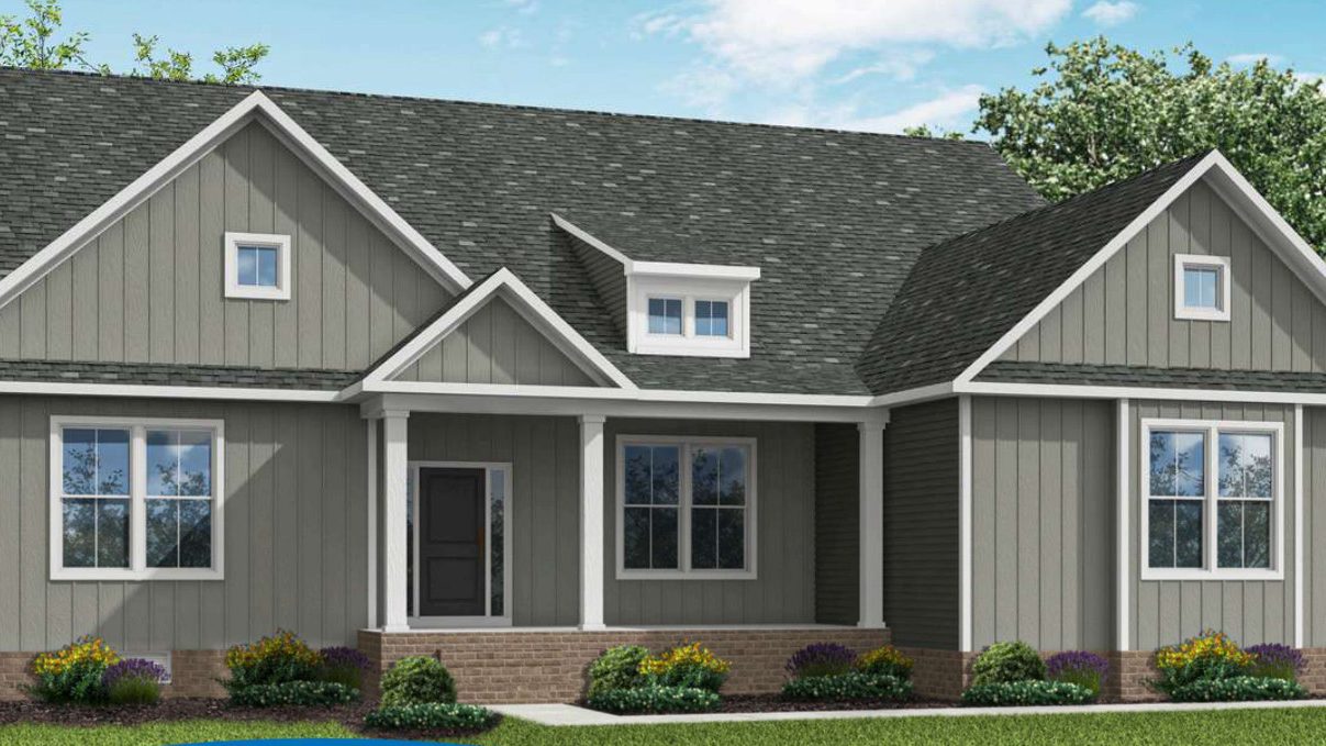 Custom lake home by Vertical Builders at Compass Cove at Lake Anna, VA