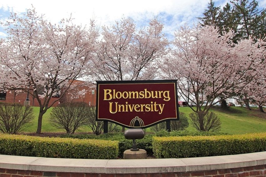 Bloomsburg University Campus Sign