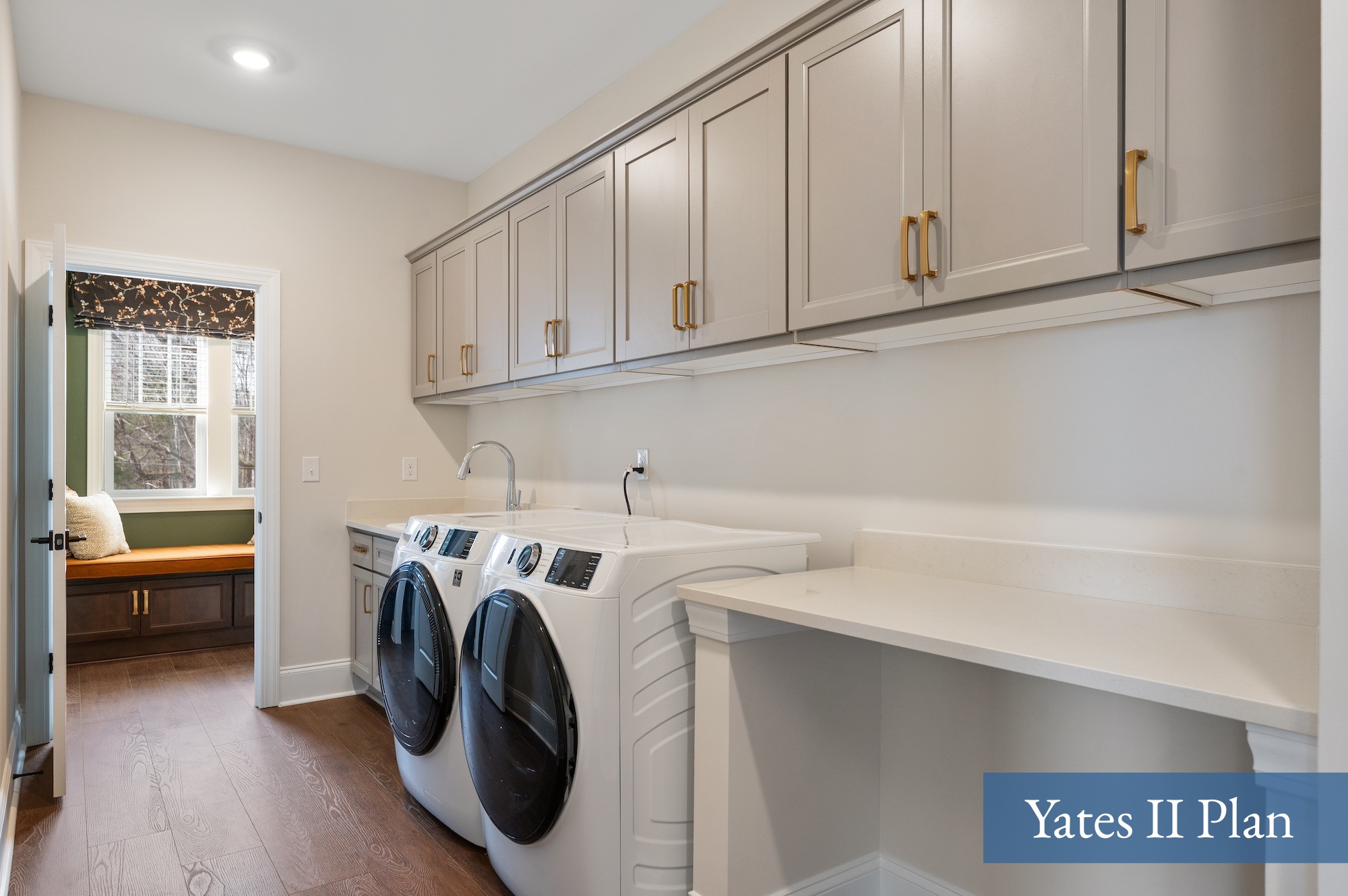Laundry room in a Yates II.