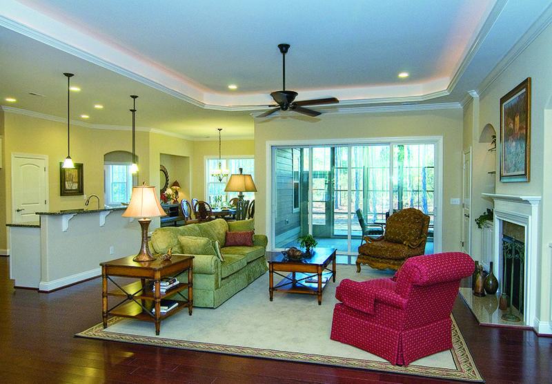 trey ceiling with rope lighting - web