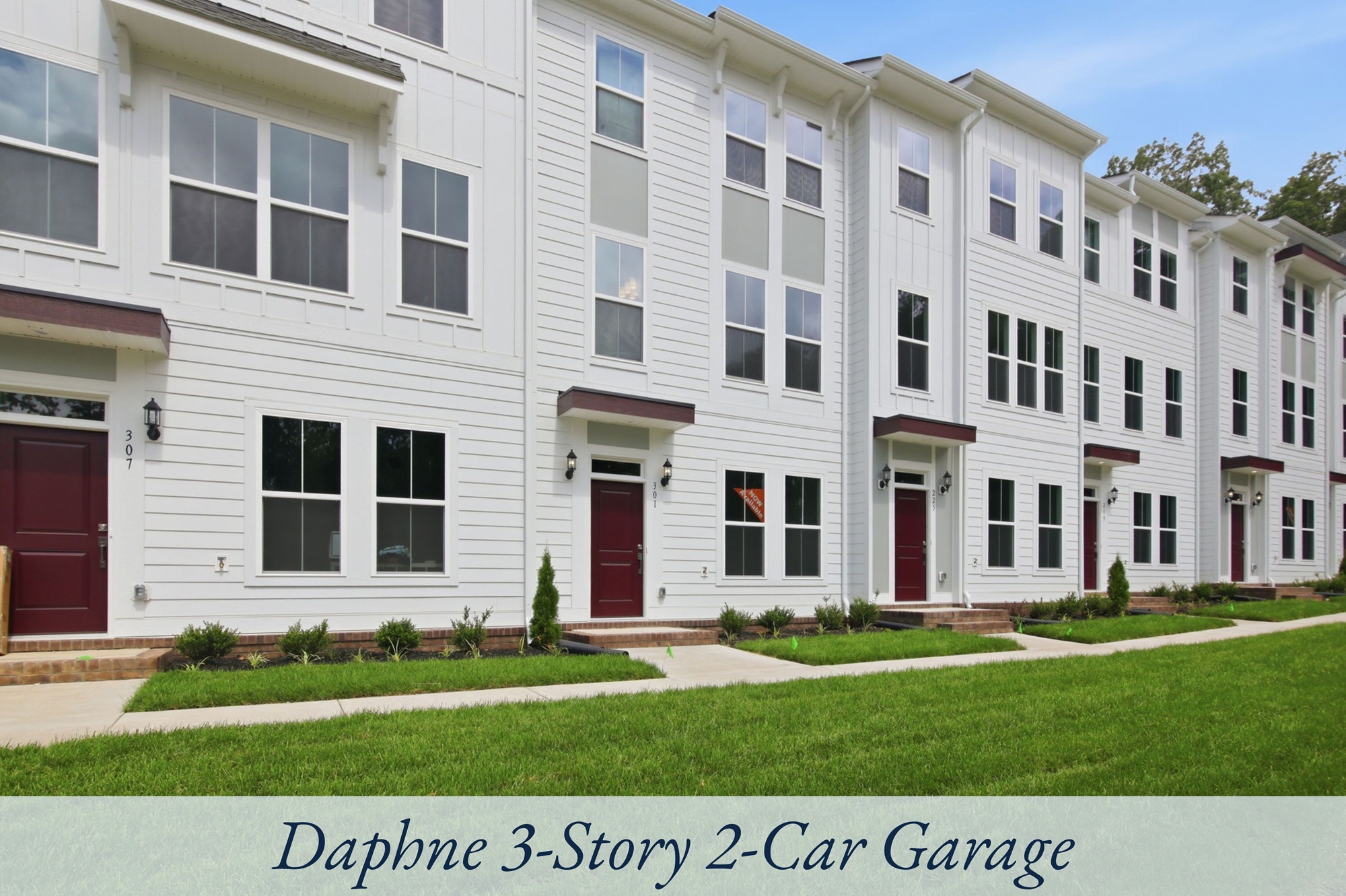 Daphne 3-Story 2-Car Garage floor plan