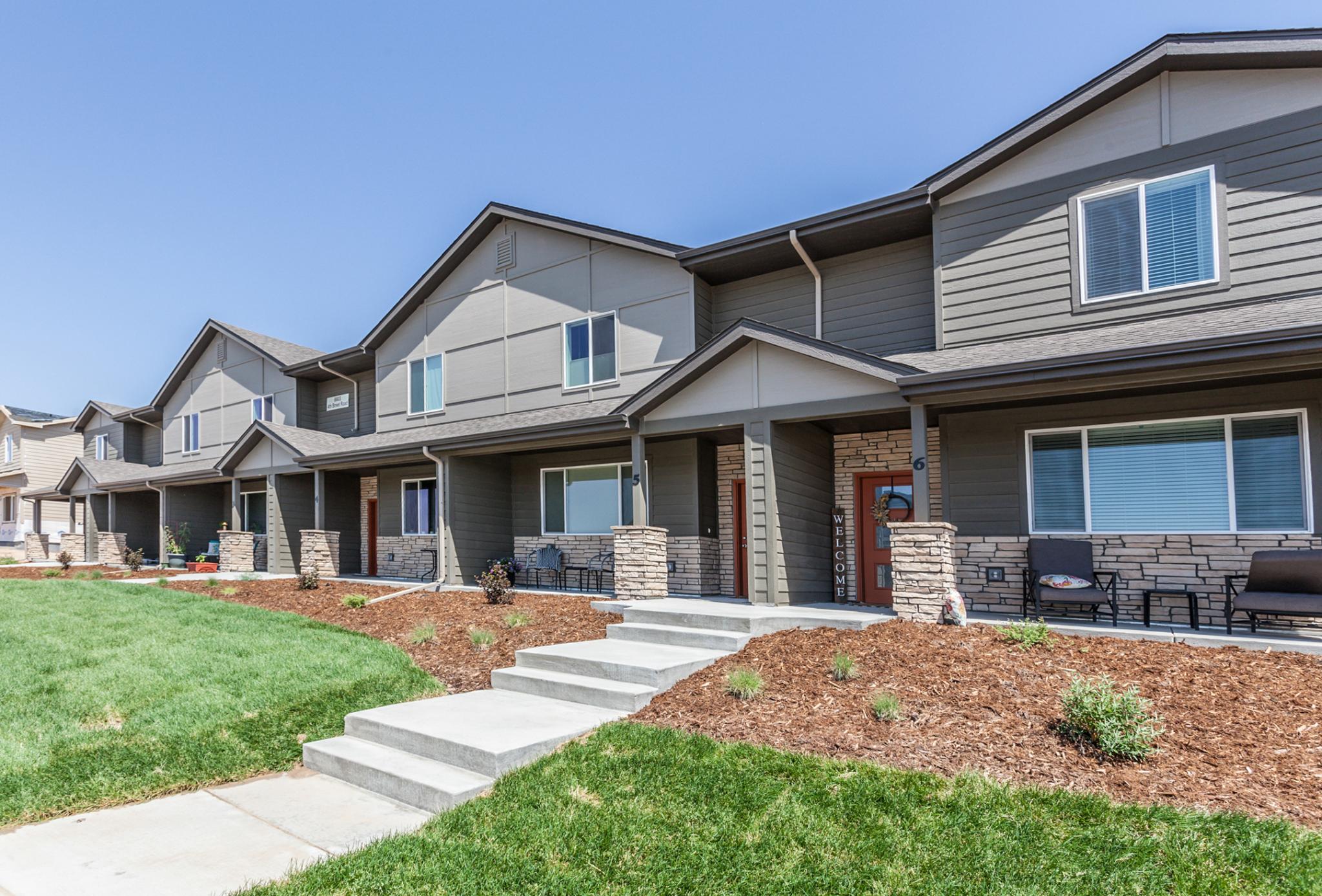 The Durango Plan at Hartford Homes at Northridge Trails Townhomes in