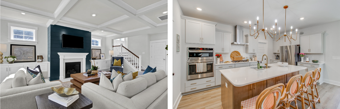 Interior photos of floor plans offered in Rogers Spring.