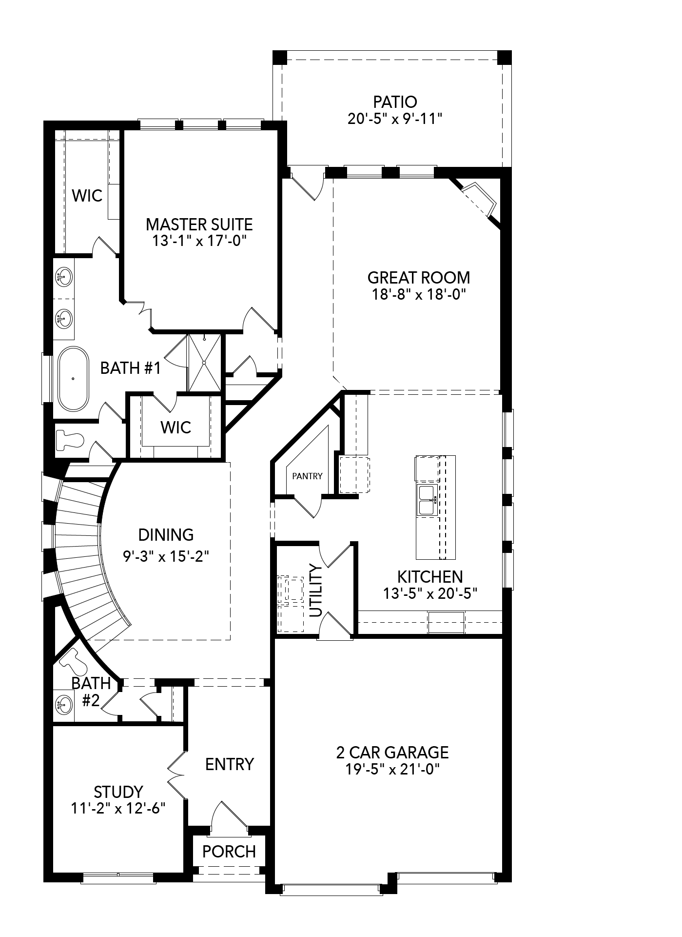 Monte Carlo floor plan drawing