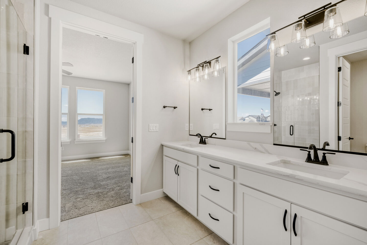8720 San Diego - Primary Bathroom. New Home in Colorado Springs, CO
