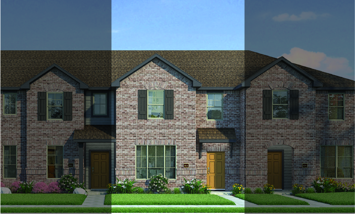 Travis with Elevation 4A Brick Exterior 2023 Townh