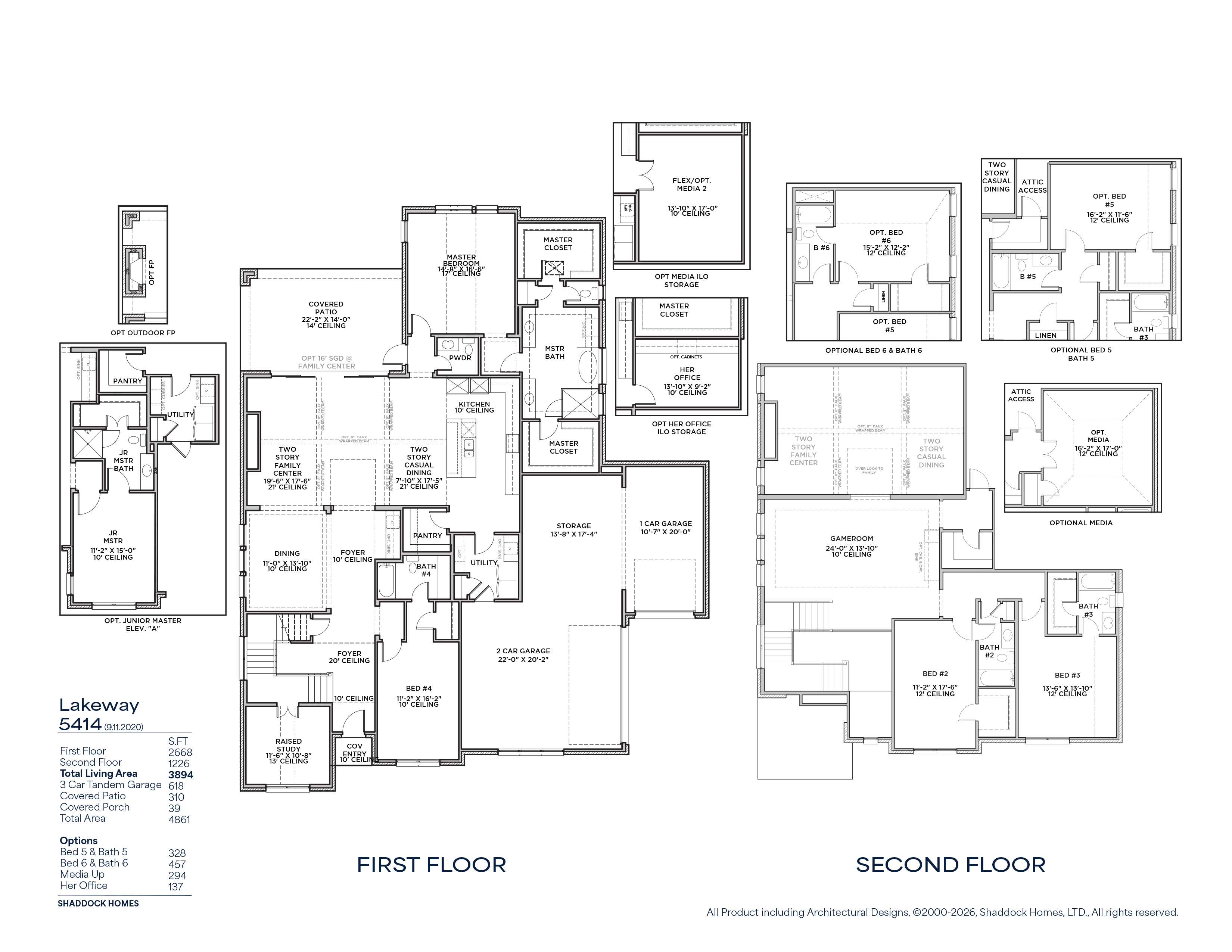 Lakeway floor plan drawing