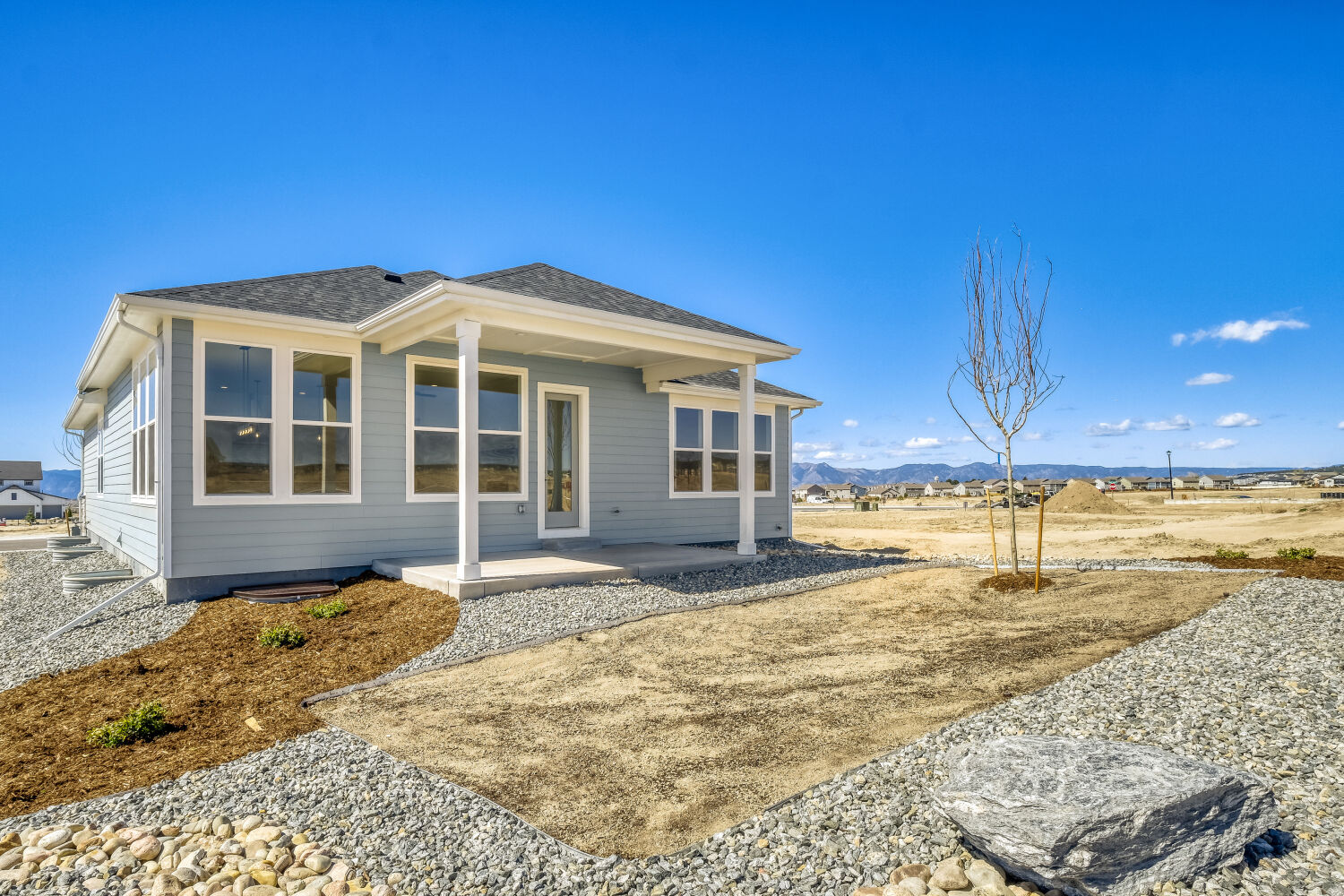 8777 San Diego - Rear Exterior. New Home in Colorado Springs, CO