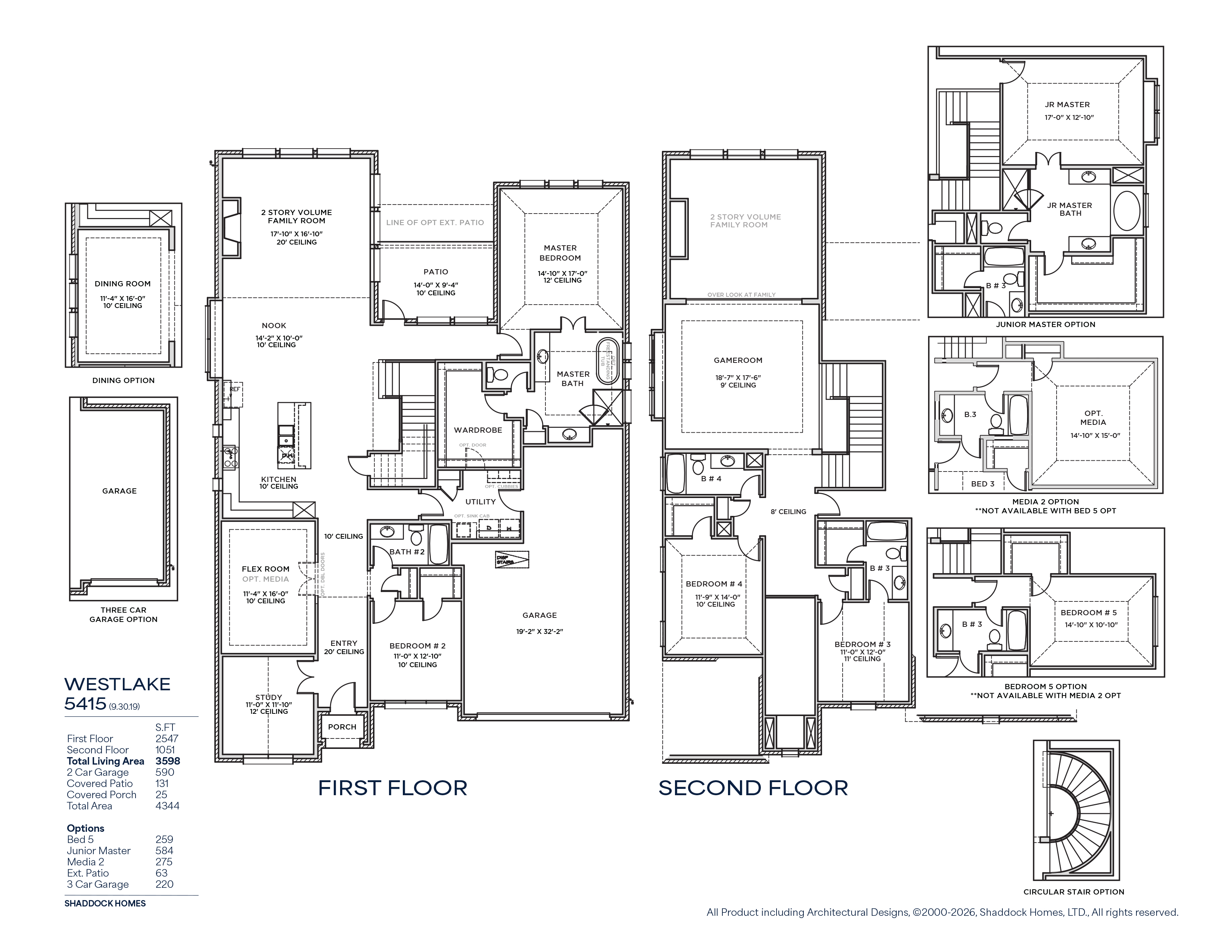 Westlake floor plan drawing