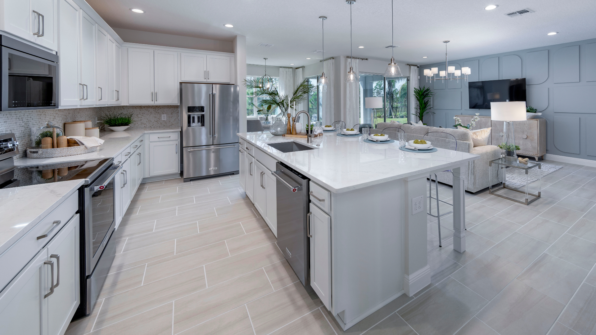 New homes in DeLand FL at Trinity Gardens by Trinity Family Builders with spacious family-friendly living and modern design