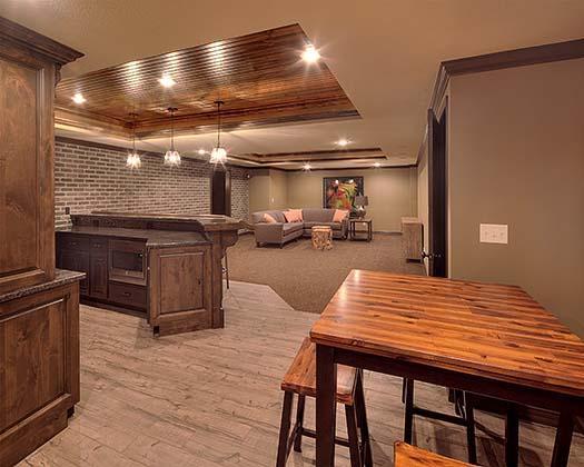 St. Jude Dream Home at Chapman Farms finished lower level