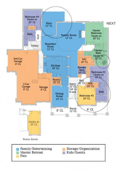 lancaster preserved, featured floor plan, new home Moore OK