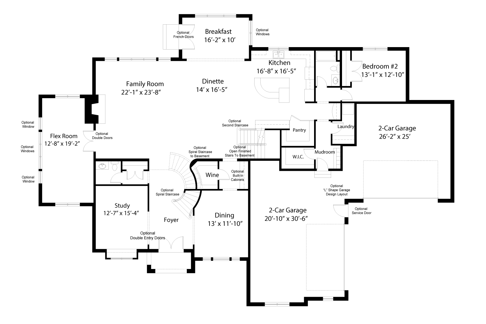 Crane Road St. Charles Floor Plans DJK Custom Homes