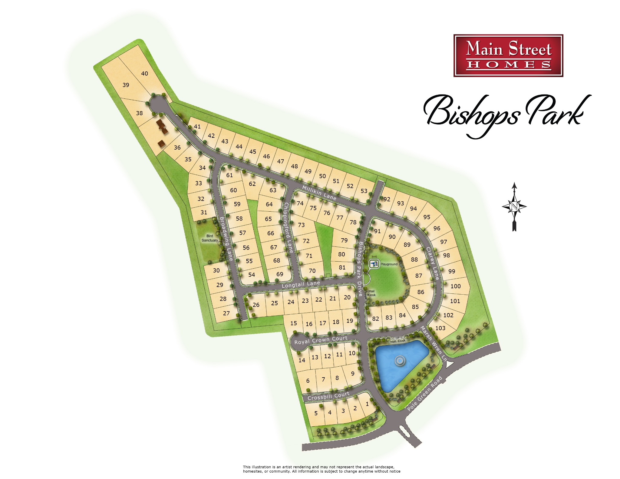 Brickshire New Home Community in Providence VA