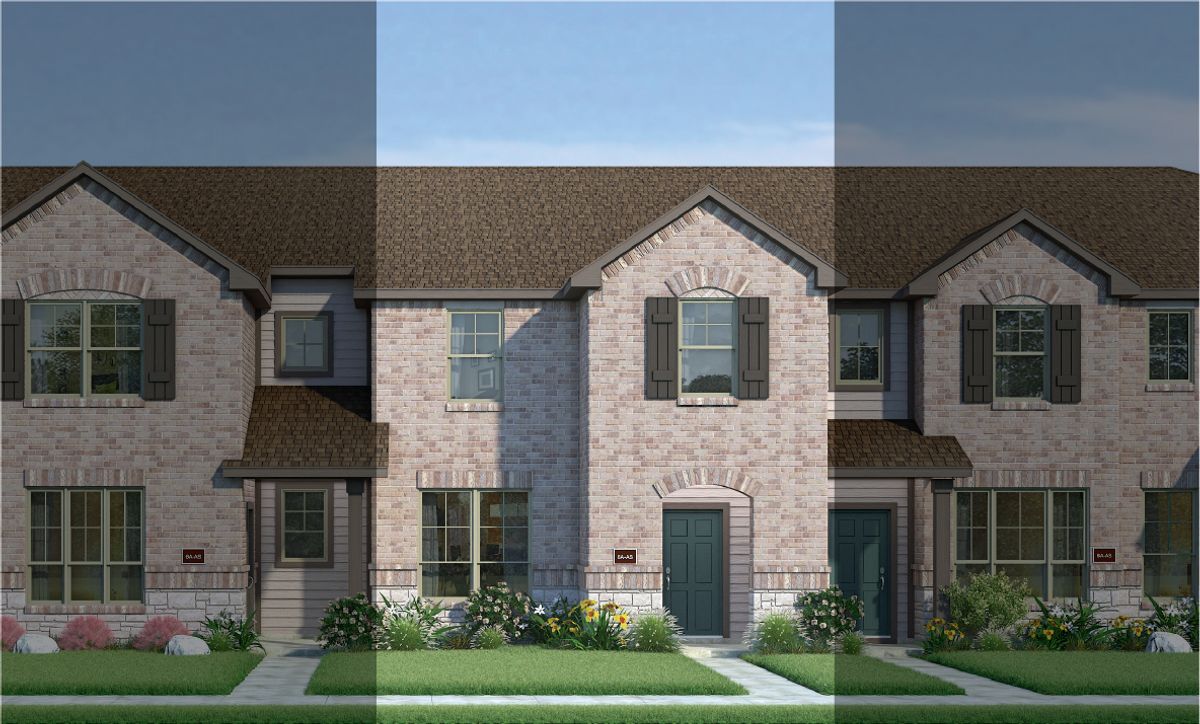 Houston with Elevation 6A Stone Exterior 2023 Town