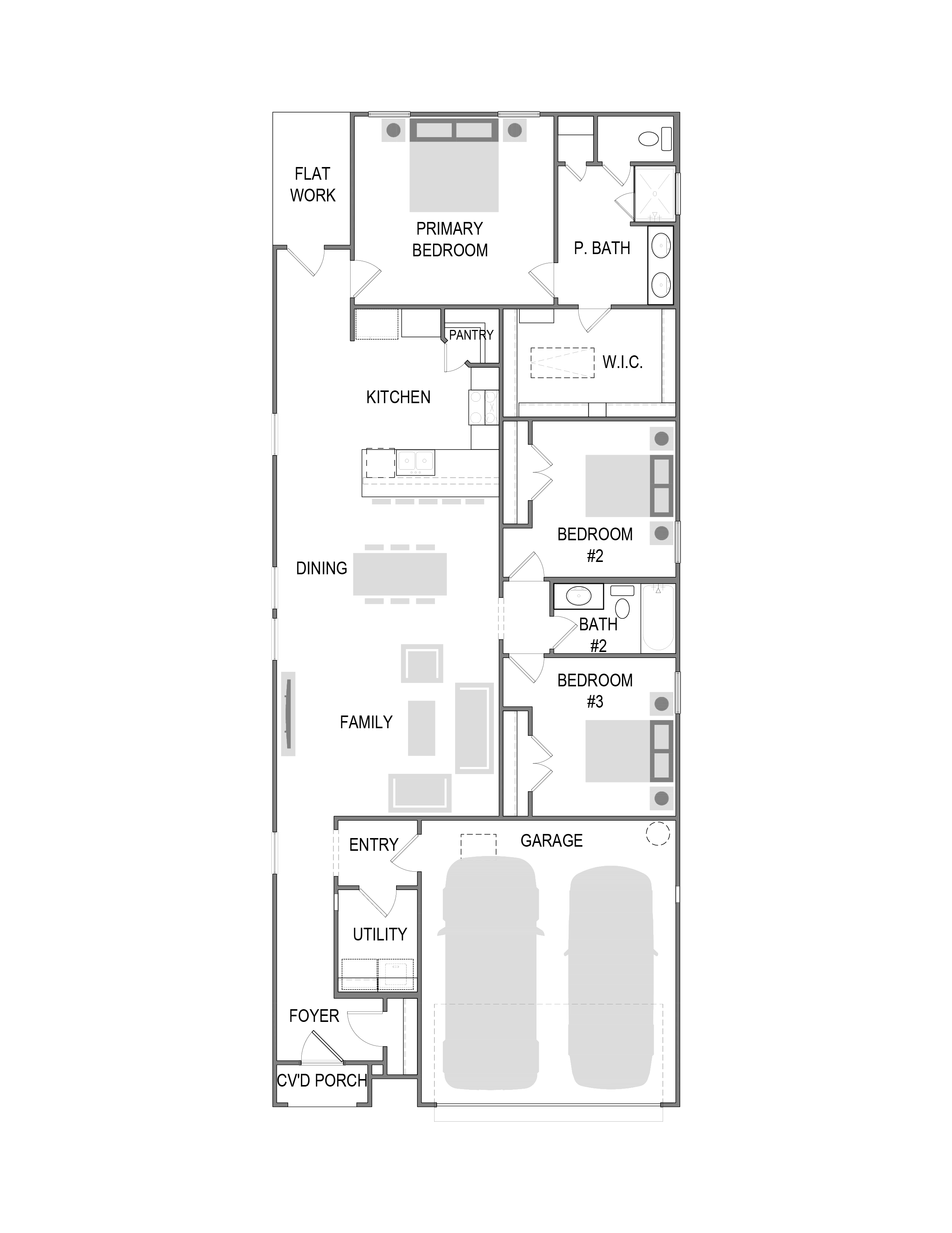 Pecan II floor plan drawing