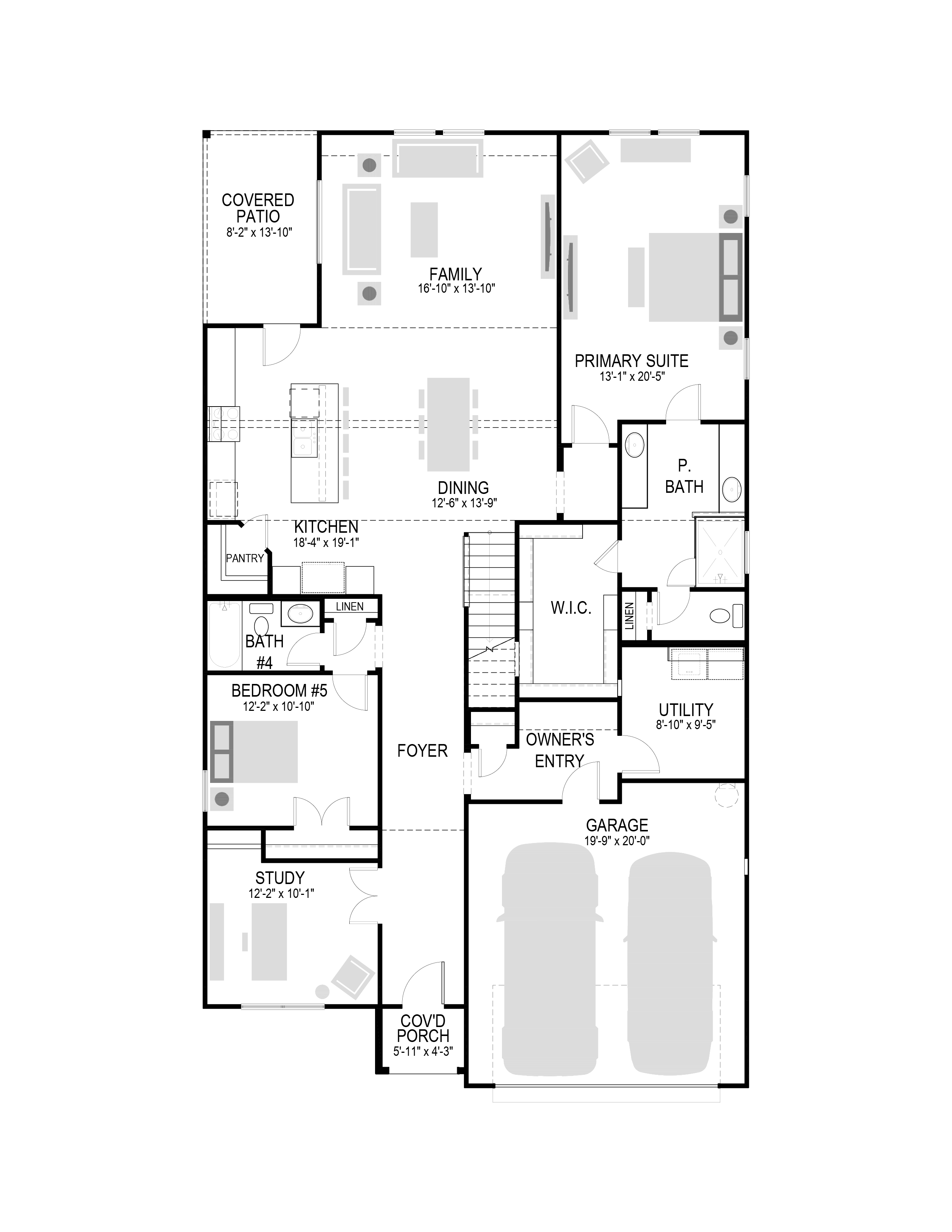 Wimbledon | Elevon floor plan drawing