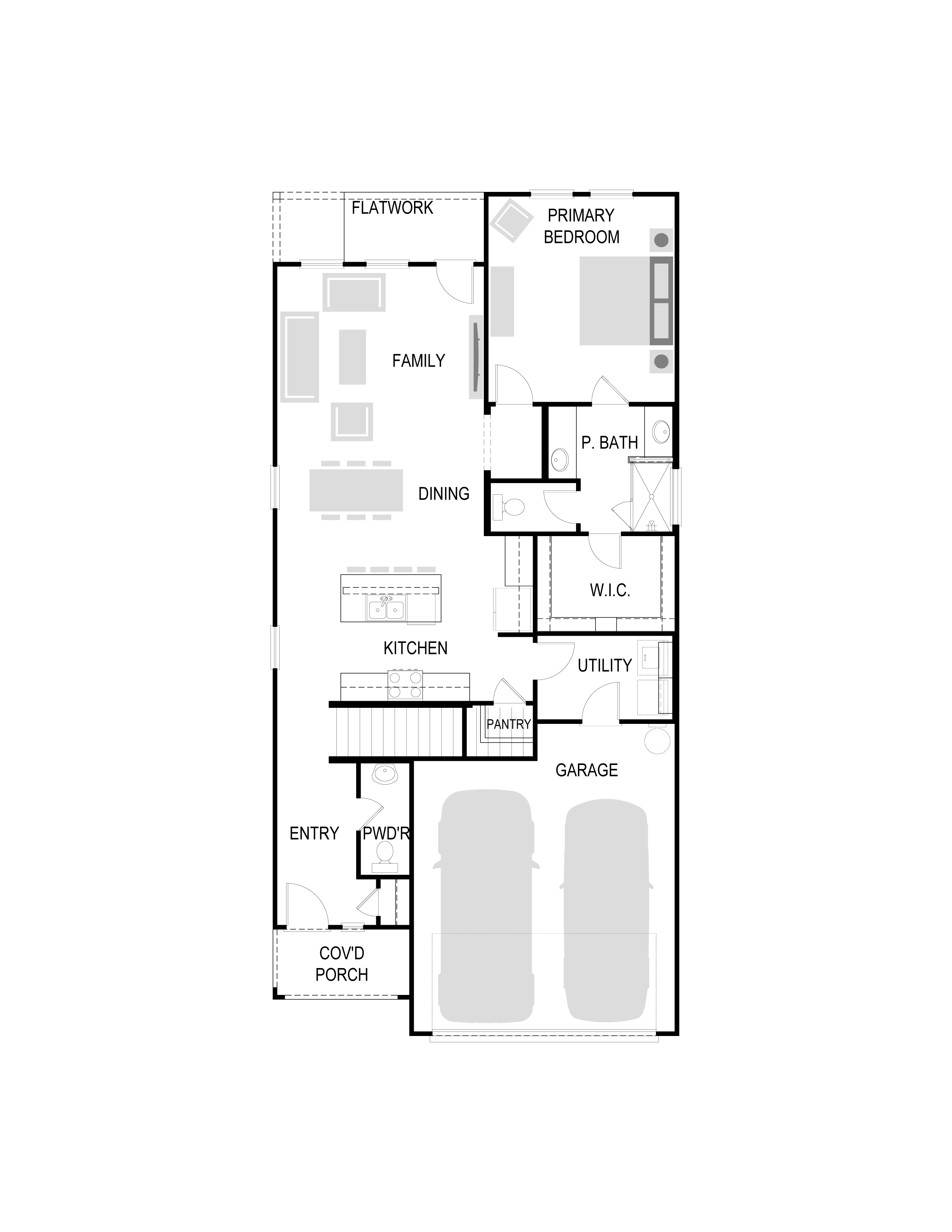 Magnolia floor plan drawing