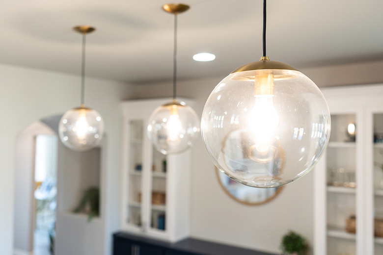 You can choose your perfect light fixtures when you choose to build with Authentic Custom Homes.