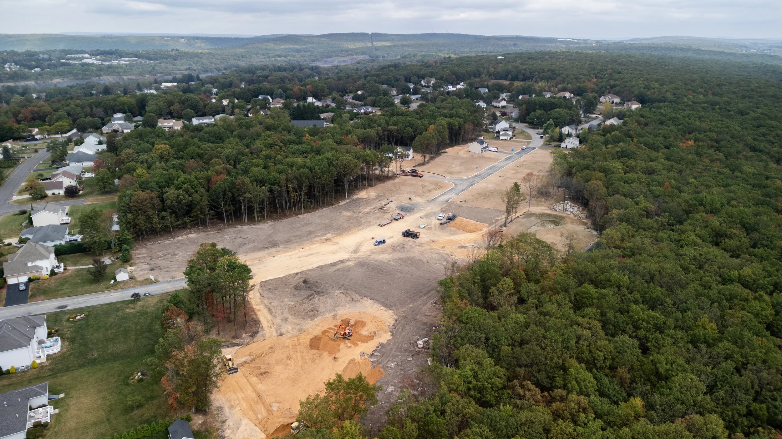 Aerial Photo of Berks Homes Ridgewood Community in Hazleton, PA